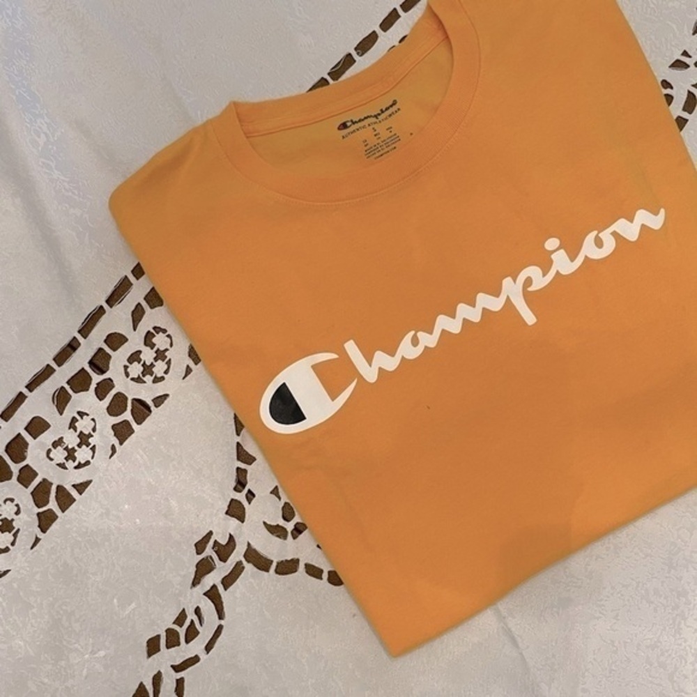 Champions Yellow Logo T-Shirt - Picture 3 of 10